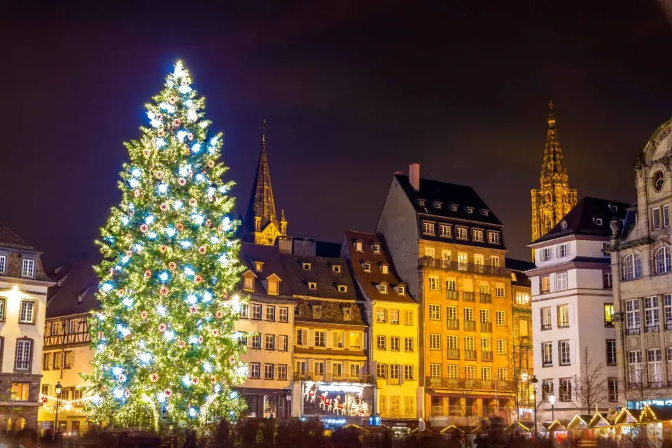 La alegría de la Navidad en Estrasburgo Tour a pie