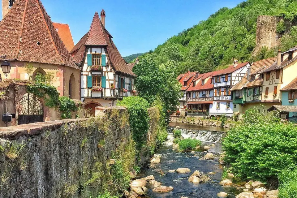 Desde Estrasburgo: excursión de un día a pueblos medievales y cata de vinos