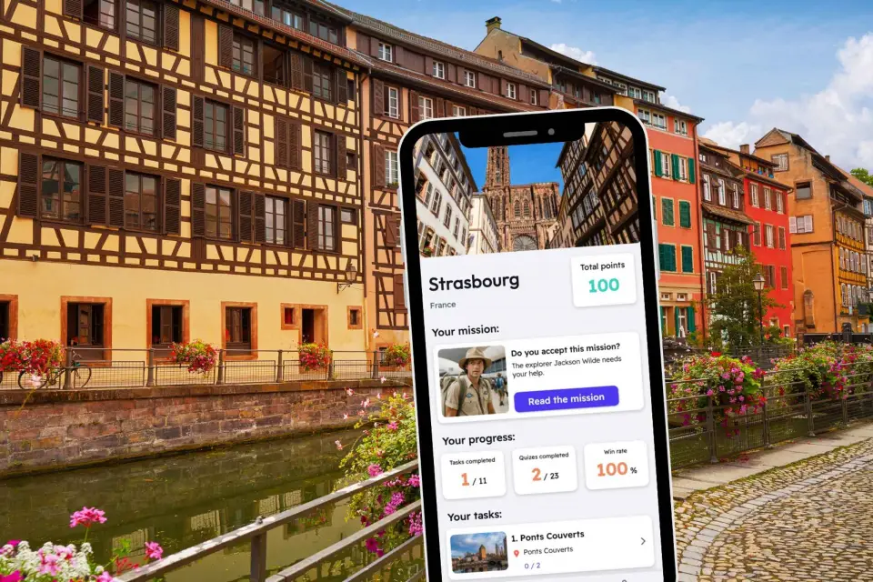 Estrasburgo: visita autoguiada de la ciudad con cuestionarios en tu móvil