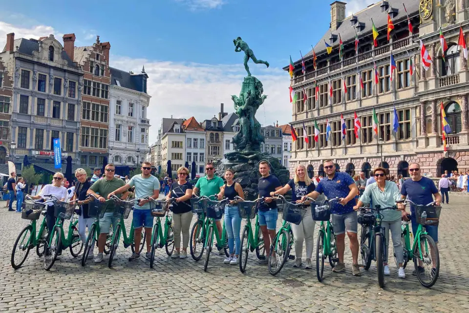 Amberes: Tour guiado por la ciudad en bicicleta
