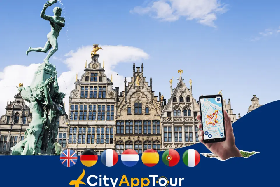 Amberes: Tour a pie con aplicación de audioguía (Mejorado el 24/09)