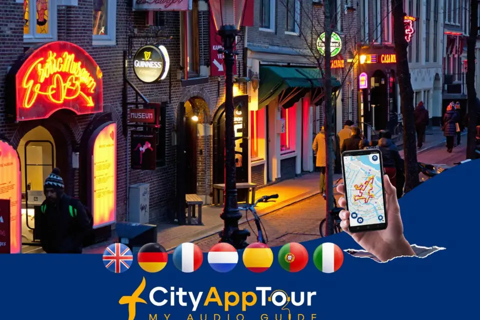 Barrio Rojo de Ámsterdam: Tour a pie con audioguía
