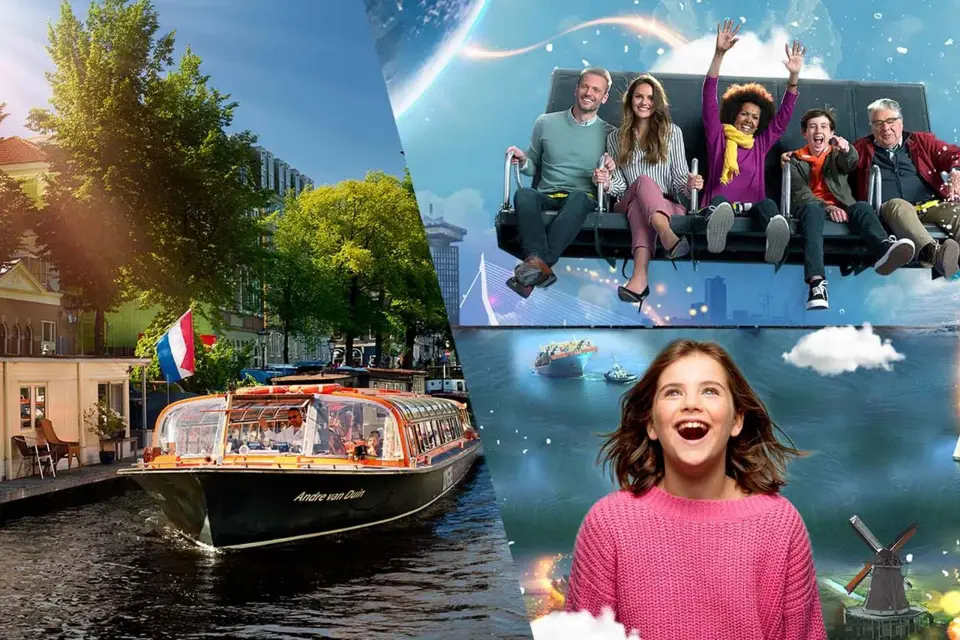 Amsterdam: Combo Vuelo 5D y Crucero por los Canales This Is Holland