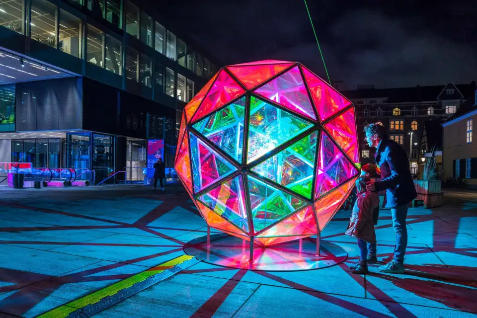 Amsterdam: Crucero del Festival de la Luz con aperitivos calientes y bebidas
