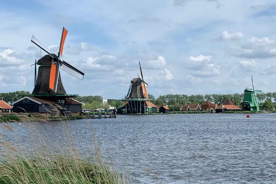 Amsterdam: Excursión en bicicleta por el campo y los molinos de Zaanse Schans