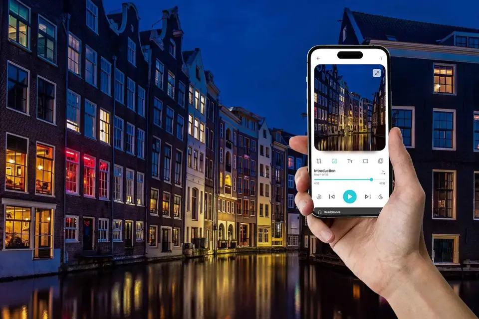 Amsterdam: Horrores del Barrio Rojo Audio Tour a pie App