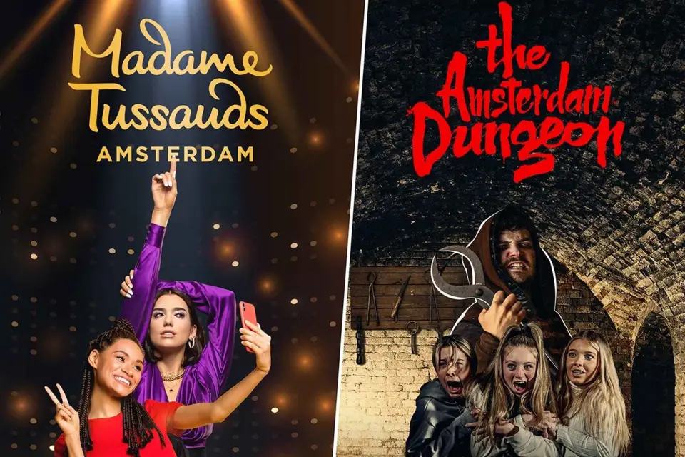 Amsterdam Madame Tussauds & Amsterdam Dungeon Ticket combinado