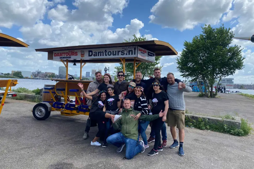 Amsterdam: MIXTO - Tour en bici Cerveza y Burbujas