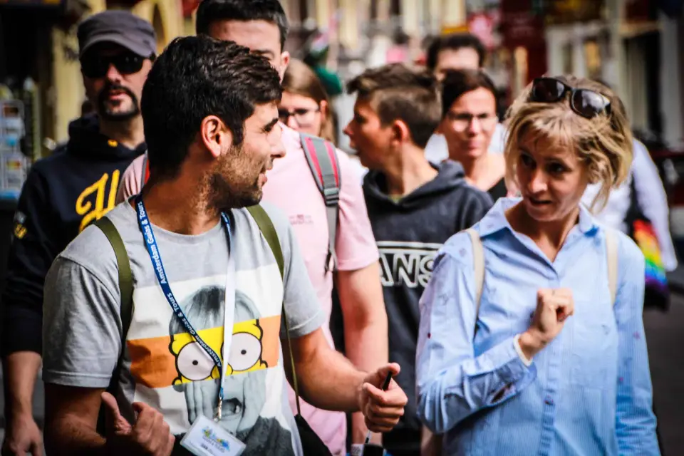 Tour a pie en grupo reducido por Ámsterdam