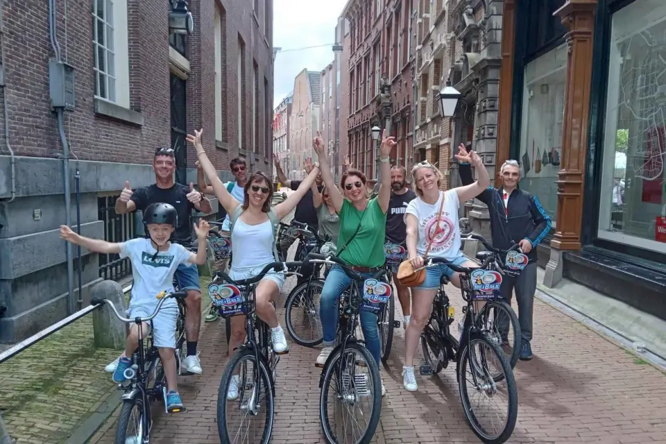 Amsterdam visita guiada en bicicleta en francés