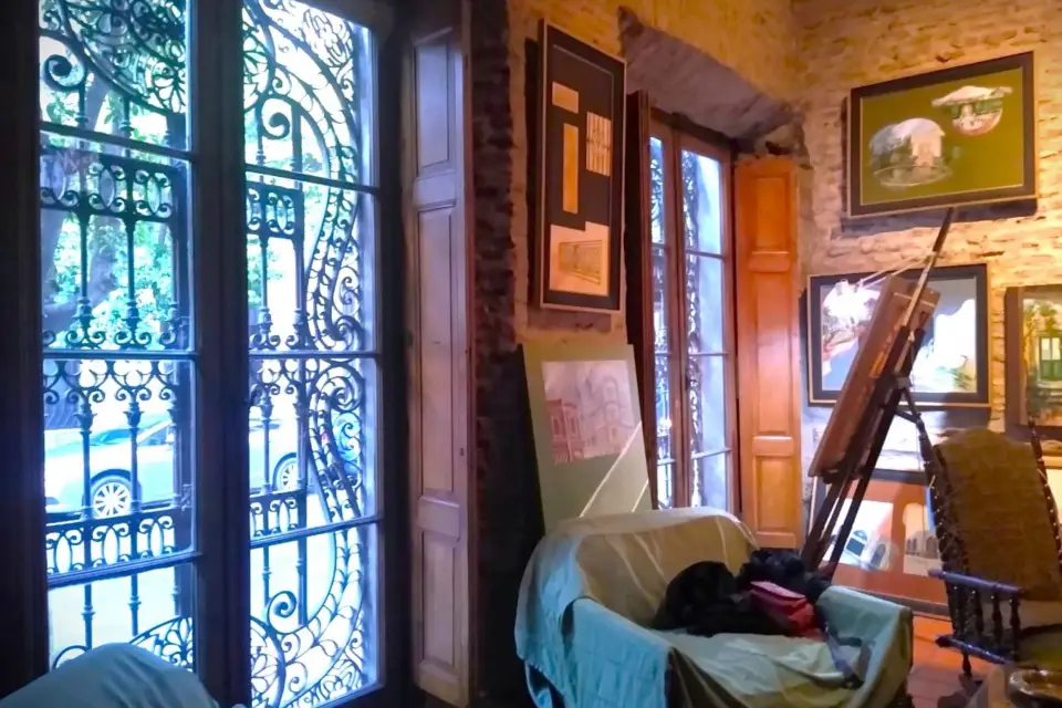 Visita a un taller de arte en San Telmo