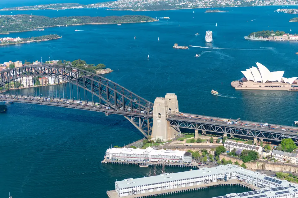 Balade en hélicoptère au-dessus de Sydney
