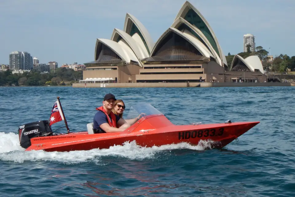 Balade en bateau à moteur dans Sydney