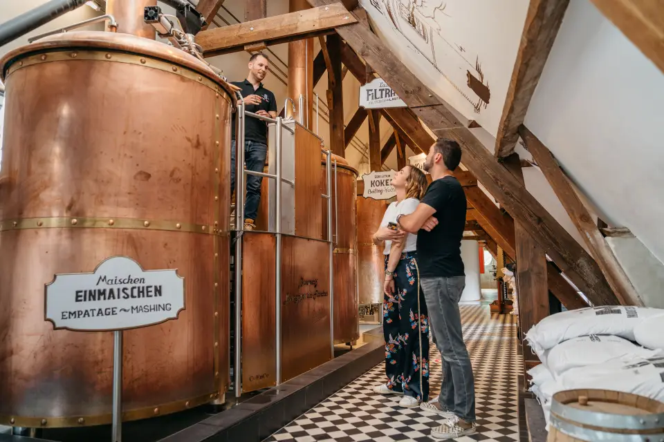 Entrada a la fábrica de cerveza Bourgogne des Flandres