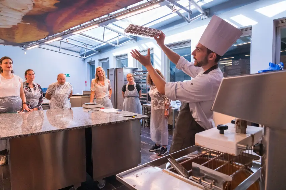 Taller de chocolate en el museo Choco Story
