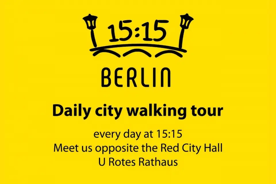 Berlín a las 15:15 | Visita guiada a pie por la ciudad en grupo reducido