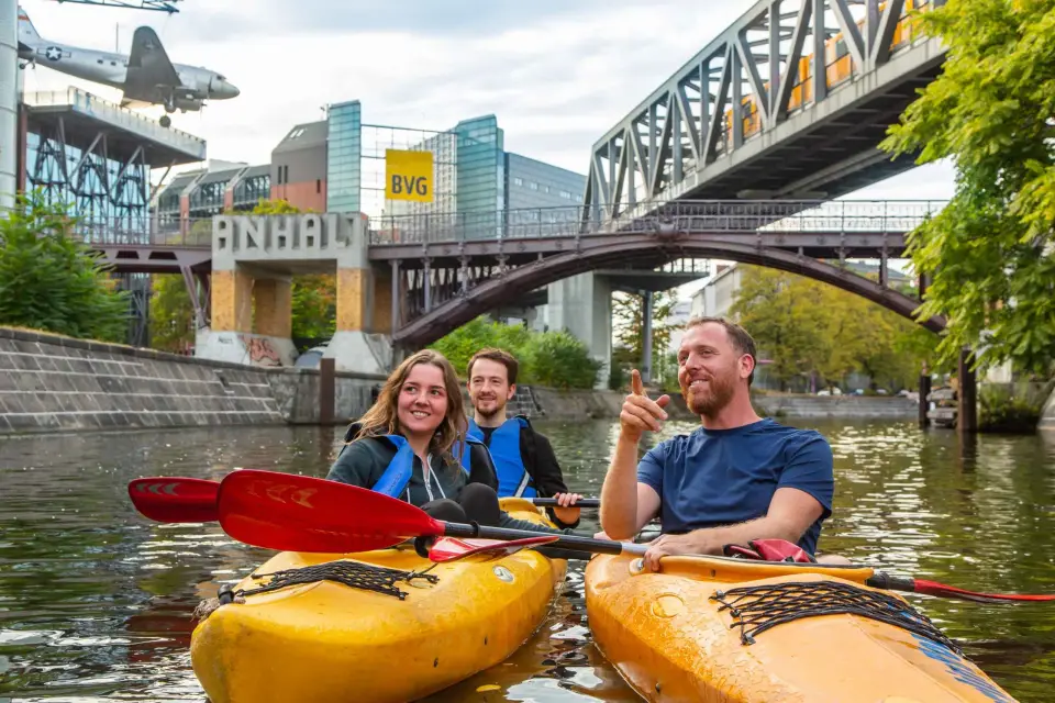 Berlín: Recorrido en kayak de ida por la ciudad