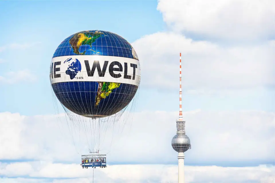 Berlín: ticket para el globo Die Welt con vistas perfectas