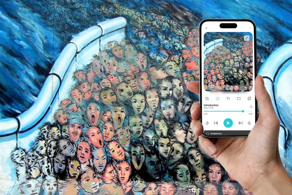 Tour a pie In-App de la East Side Gallery del Muro de Berlín
