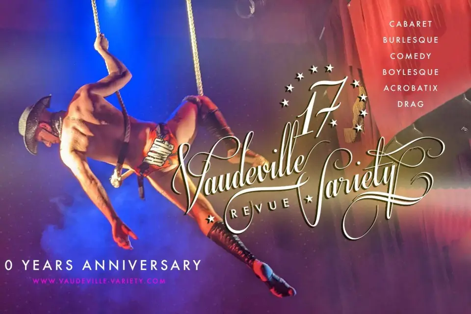 Berlín: VAUDEVILLE VARIETY BURLESQUE REVUE 17 en el Wintergarten Varieté