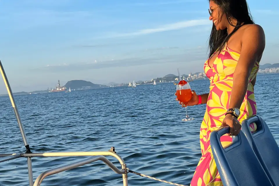 Paseo en barco por la bahía de Guanabara