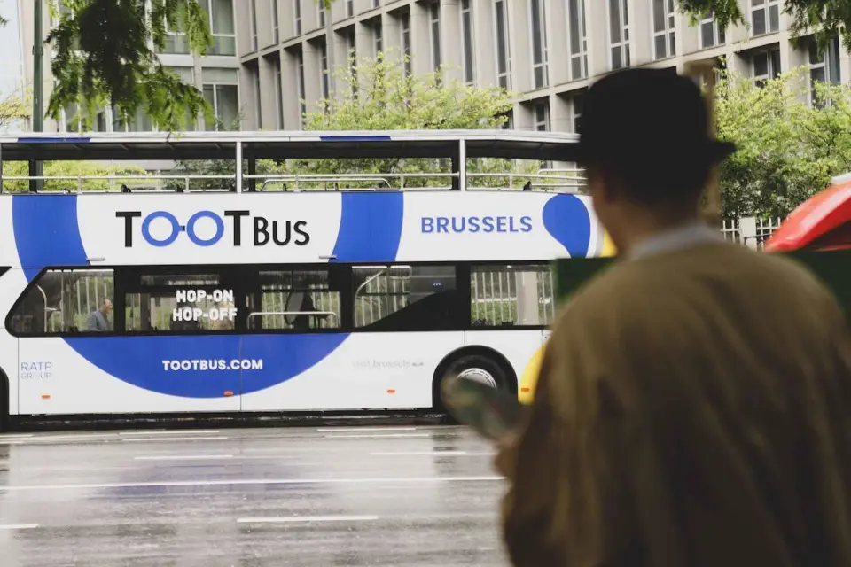 Bruselas: Tour en autobús al atardecer