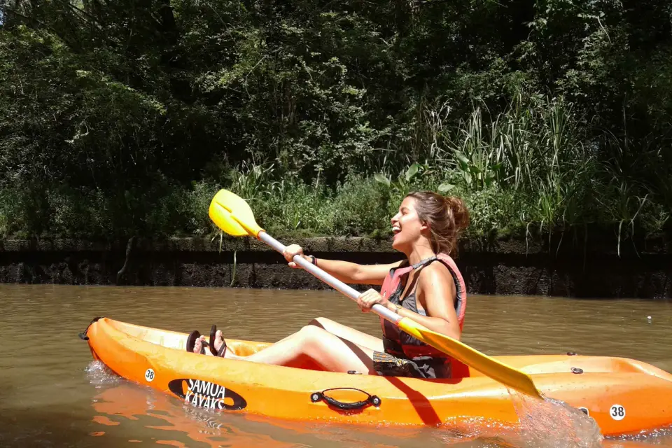 Buenos Aires: Excursión en bicicleta y kayak por el río Tigre con almuerzo