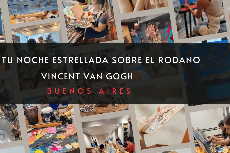 Pintando mi noche estrellada sobre el Ródano - V. Van Gogh