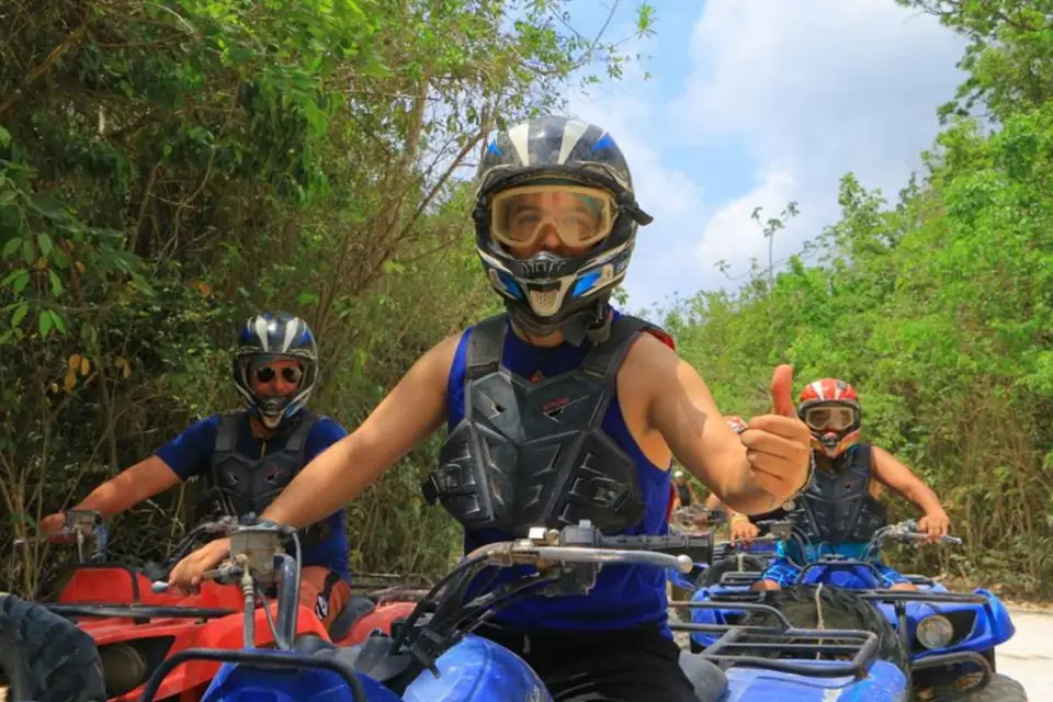 Cancún: Combo de 2 días de Aventura con Delfines, ATV y Tirolina