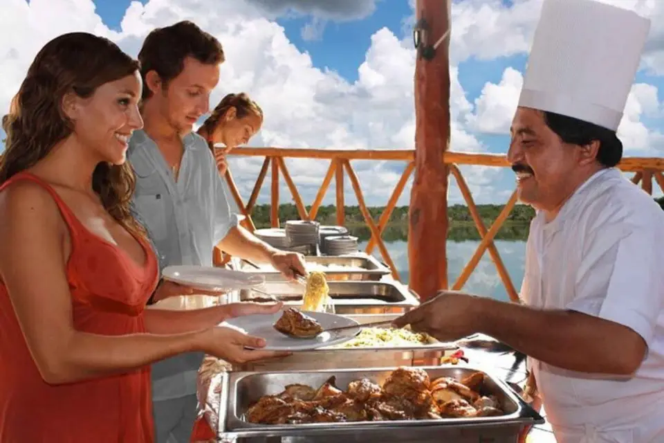 Cancun: Cultural Coba Sunset Adventure with Dinner and Show