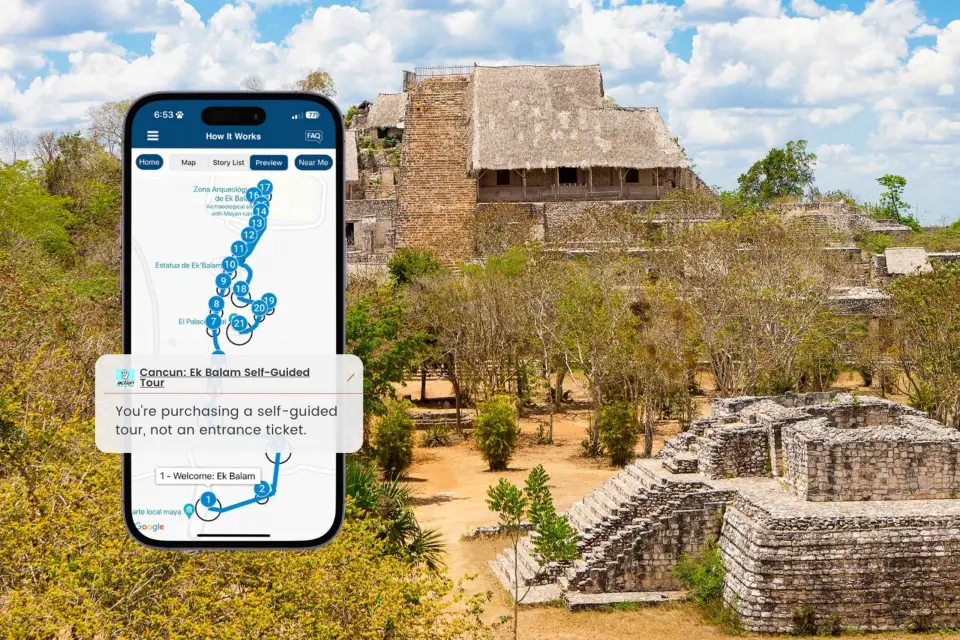 Cancún: Ek Balam Tour Autoguiado