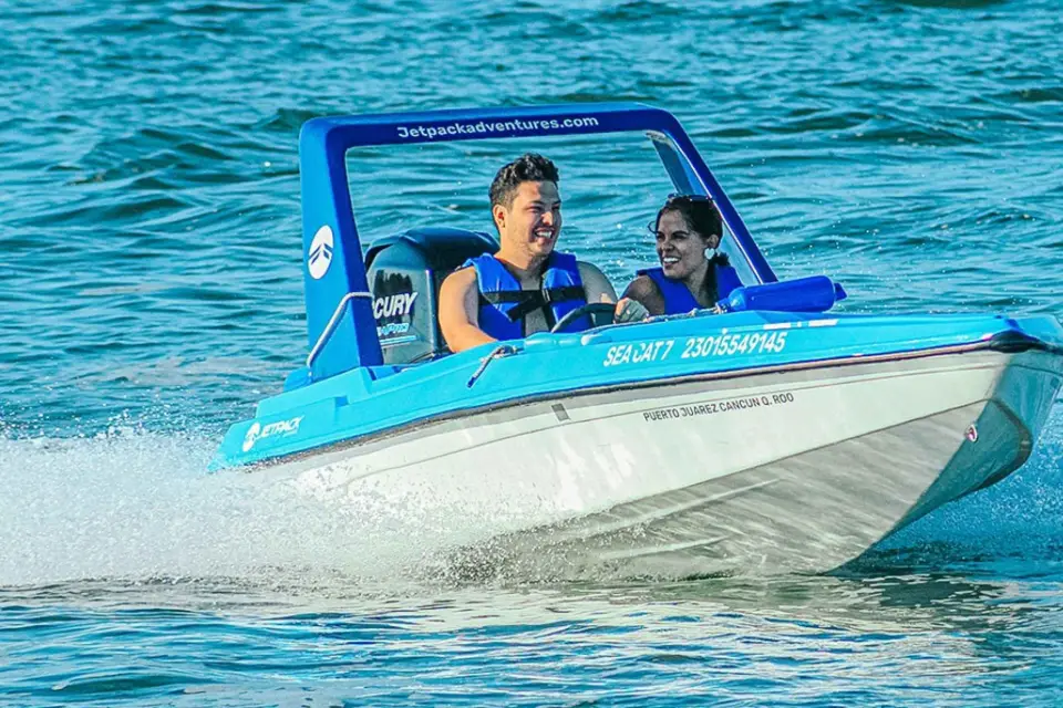 Cancún: Esnórquel + Lancha rápida + Manglar = Excursión a la selva 🚤