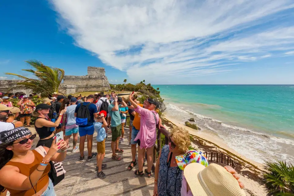 Excursión de un día a Tulum, Cobá, Cenote y Playa Del Carmen