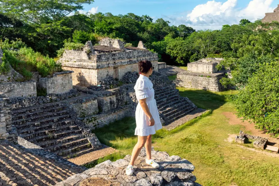 Desde Cancún: Excursión a Ek Balam y Cenote con Comida y Traslado