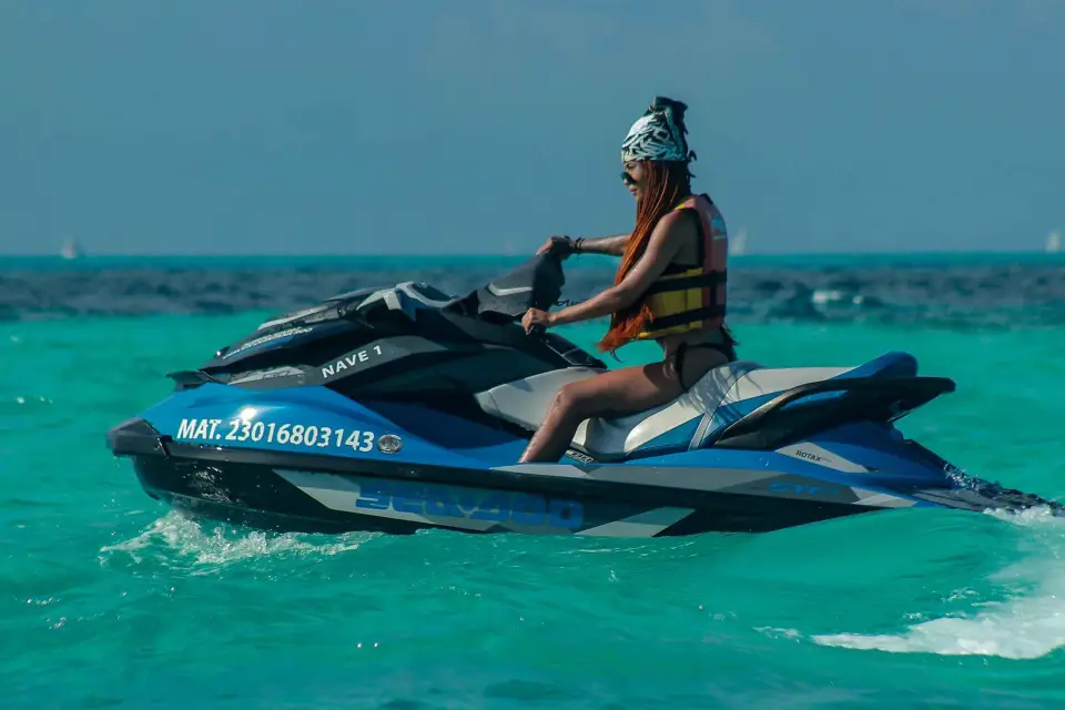 Cancún: Excursión guiada en moto acuática por los manglares