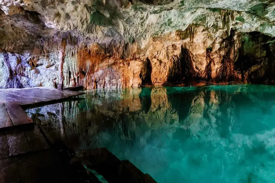 Desde Cancún: Experiencia en Kaan Luum y Cenotes