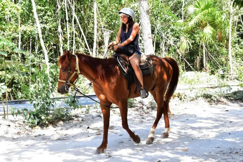 Puerto Morelos: Paseos a Caballo con Cenote, ATV y Tirolinas