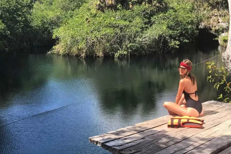 Riviera Maya: Medio Día de Aventura en el Cenote Jaguar y la Tirolina