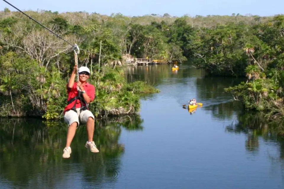 Desde Cancún: tour ecoaventura a cenotes de Tulum y Tankah