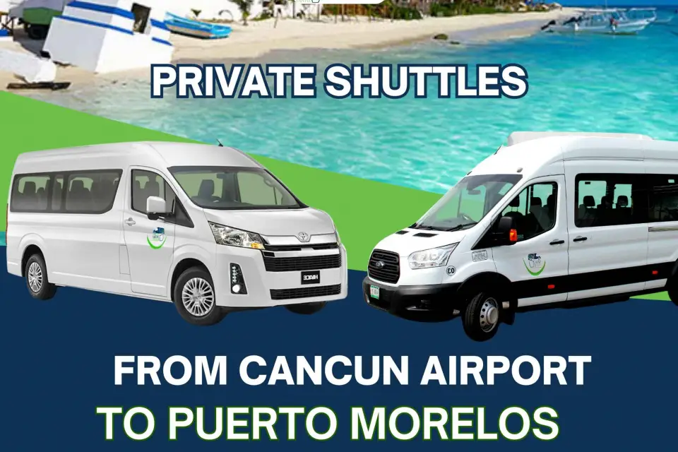 Traslado de ida o ida y vuelta del aeropuerto a Puerto Morelos