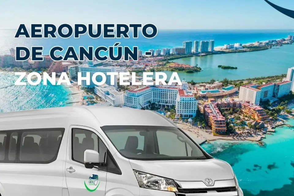 Traslado de ida y vuelta del aeropuerto a la zona hotelera de Cancún