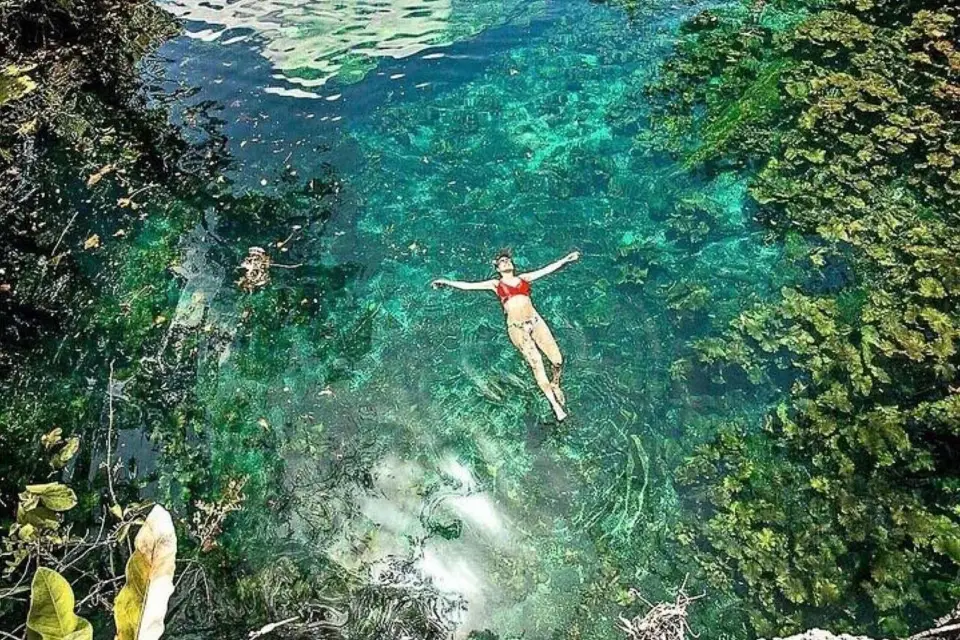 Tulum: Excursión al Cenote Tankah con Tirolina y Comida Maya