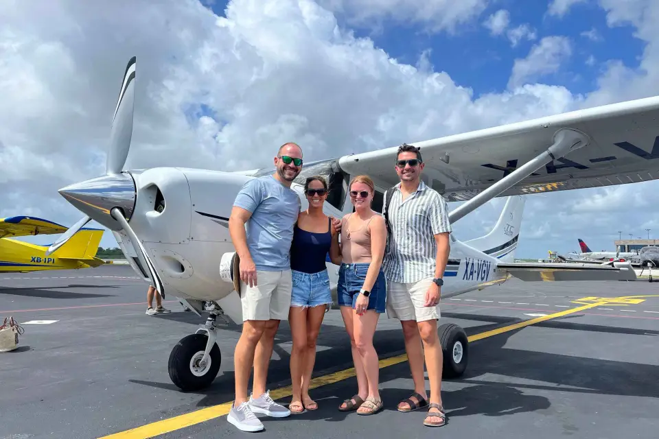 Zona Hotelera de Cancún: Vuelo Panorámico