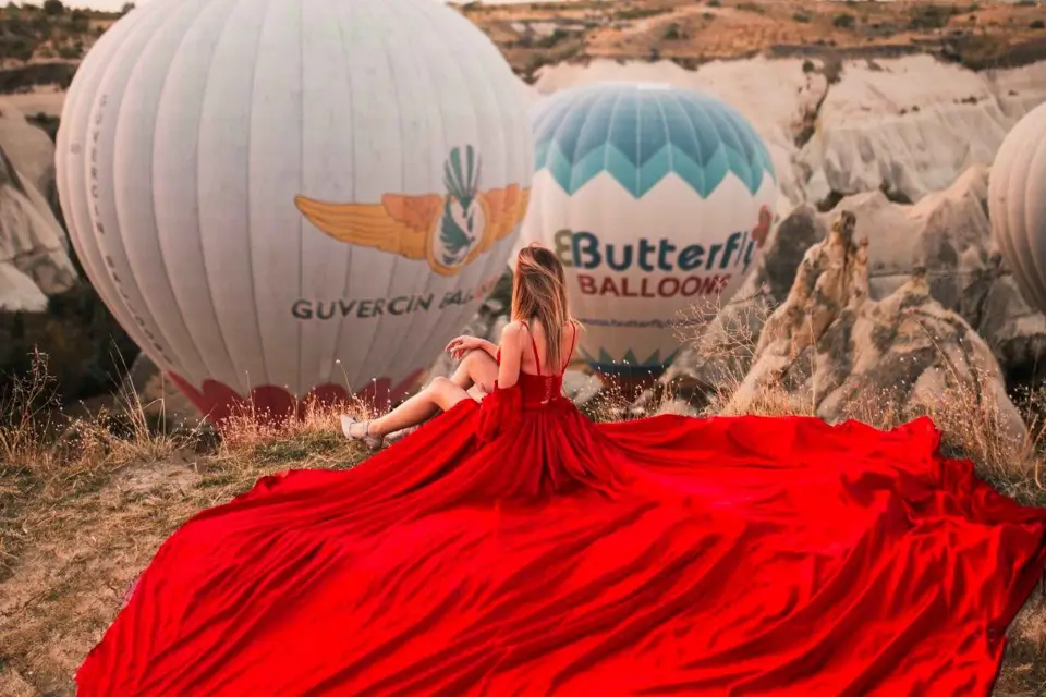 Alquiler de vestidos largos de vuelo