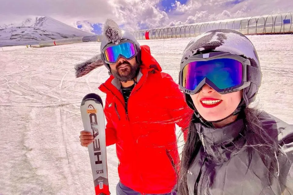 Excursión de esquí a Erciyes con entrenador profesional desde Capadocia