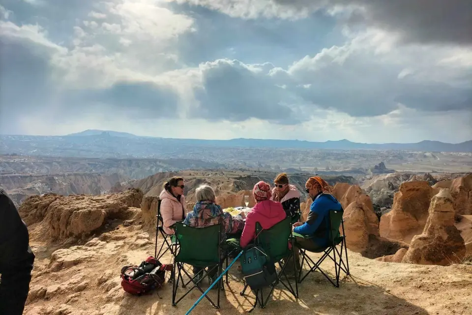 Excursión de senderismo privada/compartida con almuerzo y picnic al atardecer