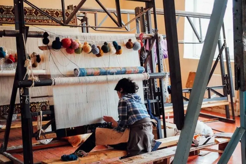 Capadocia: Taller de tejido de alfombras