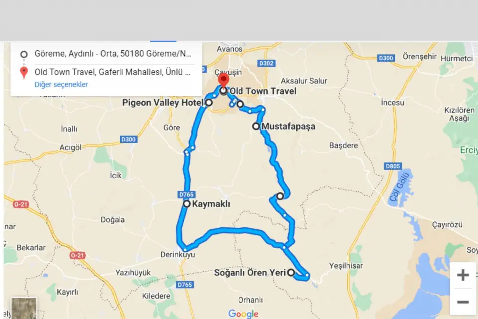 TOUR PRIVADO AZUL DIARIO(SOĞANLI)