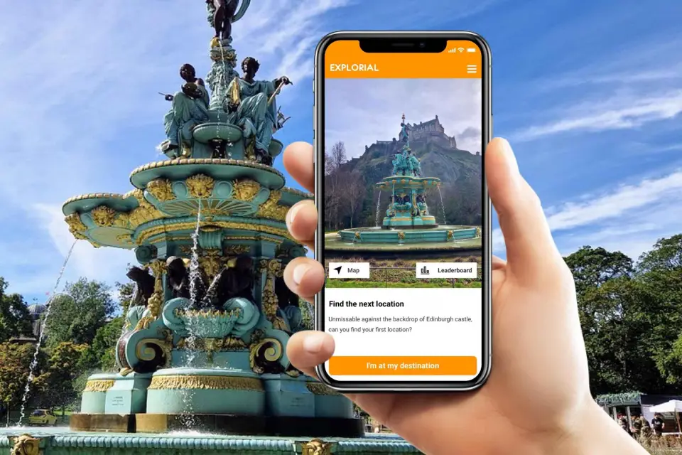 Búsqueda del tesoro y monumentos de Edimburgo Visita autoguiada