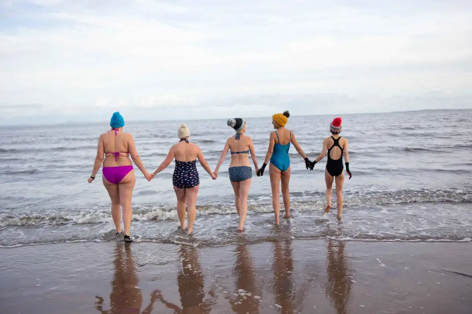 Natación consciente en el mar